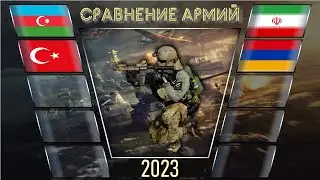 Азербайджан Турция vs Иран Армения 🇦🇿 Армия 2023 Сравнение военной мощи