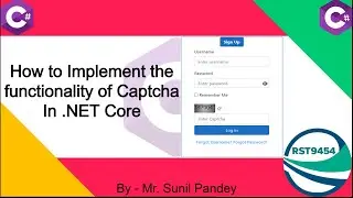 Captcha in ASP.NET Core | Captcha control in asp net | Im not Robot | #captcha  #biharideveloper