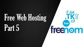 Buy a free Domain from Freenom and connect with CPanel - Part 5 - free domain name website