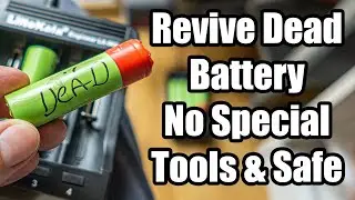 Revive a Dead 18650 Works For All Types Of Li ion Battery Cells