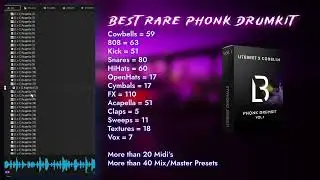 [FREE] PHONK DRUM KIT / SAMPLE PACK  VOL.1 - (LITEBEET x CODEL1N)