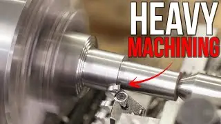 Mini Lathe Heavy Machining In Steel - It Can Be Done