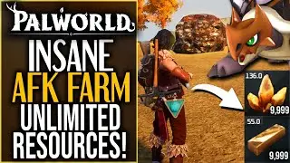 Palworld AFK UNLMITED RESOURCE FARM EARLY GAME - Palworld Best Base And Farming Locations