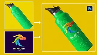 How to create a 3D mockup in photoshop | Mockup design | Bottle design photoshop | Adobe Photoshop