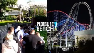 A Very BUSY Day at Blackpool Pleasure Beach in August 2024 | VLOG