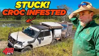 BADLY BOGGED in Cape York swamp country with 7T of 4WD & van - was the barra fishing worth it?