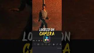 Locked on camera effect in Davinci Resolve