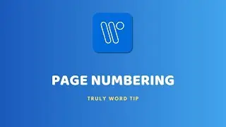 Page Numbering...#WordShortcuts #ProductivityHacks #tutorials