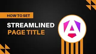 Angular 14: Page Title Magic! (No More Headaches) | Streamlined Page Title