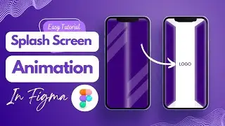 Door animation in figma | splash screen animation in figma | easy & simple tutorial | logo animation