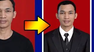 Sewa jas mahal? Cara mudah ganti baju Pas Photo pakai jas | Tutorial Photoshop