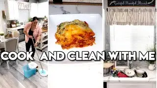 NEW! COOK AND CLEAN WITH ME 2020 | CLEANING MOTIVATION | DINNER IDEAS