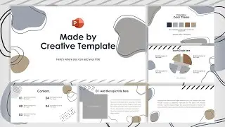 Minimalist PowerPoint Template  | Animated Slide | FREE TEMPLATE | 04