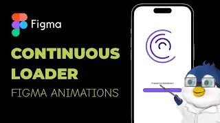 [Figma Basics] Continuous loader animation, for Onboaring or Loading Screens