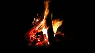 Fireplace Bonfire Ambiance Loop 10 Hours Ambiance w/ Crackling Fire Sounds