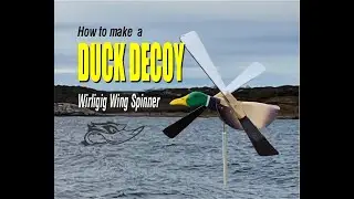 How to Make a Whirligig Wing Spinner Duck Decoy | DIY Alternative to Mojo Decoys by Capt. Dan Berg"