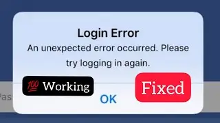 Unexpected Error Occured Facebook | An Unexpected Error Occurred Please try Logging in Again | 2022