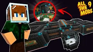 CONSTRUI uma NAVE para CRIAR ABELHAS!!! - Minecraft ATM 9 #21 (1.20 + Mods)