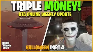 GTA ONLINE WEEKLY UPDATE! TRIPLE MONEY, DISCOUNTS & FACE PAINTS! (Halloween 2023)