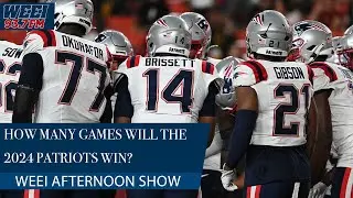 Predicting every Patriots game on the 2024 schedule | WEEI Afternoon Show