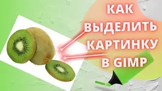 Как выделить картинку в GIMP / Уроки Gimp для начинающих / графический редактор / Уроки Gimp как