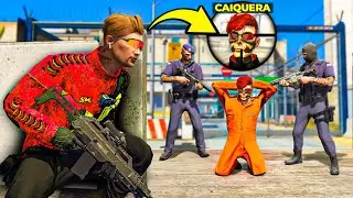 INVADI A PRISÃO PRA SALVAR MEU AMIGO!! (Gta rp)