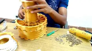Jet Engine Turbine 3D printed in TAMIL