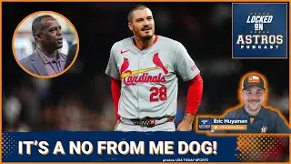 Nolan Arenado tells the Astros no trade for you, for now!