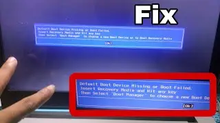 [Fix100%]Default Boot Device Missing or Boot Failed.Insert Recovery Media and Hit any key#macnitesh