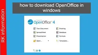 how to download and install OpenOffice in windows