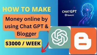 ChatGPT Tutorial -  How to Create a Profitable Blog with AI|Make Money Online With ChatGPT& Blogging