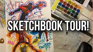 Another SKETCHBOOK TOUR! (3 months of Drawing)