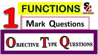 Objective Type Questions | Functions | CBSE Class 12 | Computer Science with Python