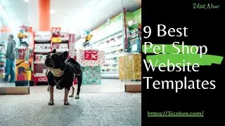 9 Best Responsive Pet Shop Website Templates | HTML5 Templates - 3icolors