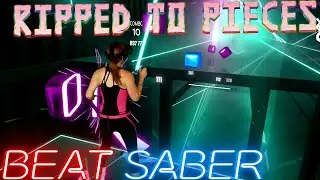 Beat Saber || Ripped To Pieces (feat. EMEL) - Stonebank (Expert+) First Attempt || Mixed Reality