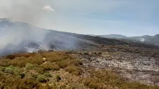 Aberdare forest fire: Firefighting efforts intesified