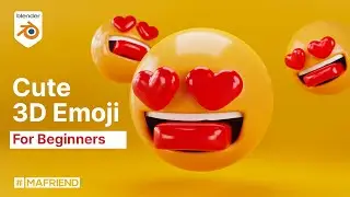 How To Model a 3d Emoji in Blender - Blender for Beginners Tutorial