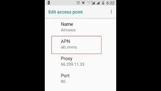 AirVoice Wireless APN Settings for Android 4G LTE