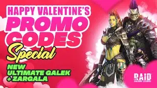 💖ST. VALENTINE'S DAY🤩 Raid Shadow Legends PROMO CODES 🎁 FREE Ultimate Galek & Zargala!