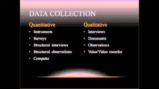 Quantitative and Qualitative Research