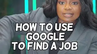 How to use Google to Find a Job