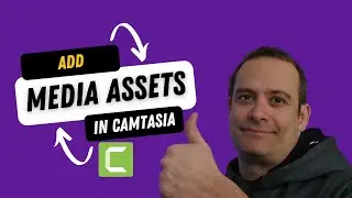 How to Add Media Assets into your Library Bin in Camtasia 2021!