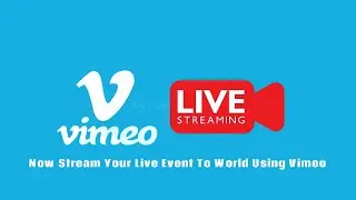 Vimeo Live streamin using and OBS | RTMP Live streaming