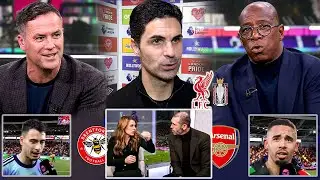 Brentford vs Arsenal 1-3 Mikel Arteta Chasing Liverpool 🔥 Title Race isn't OVER & All Reactions