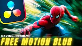 Add Motion Blur in Davinci Resolve 19 FREE | Tutorial