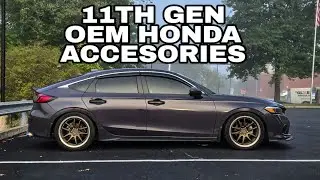 11th Gen Civic OEM Honda Accessories | Window Visor, Splash Guards, Trunk Mat, Seat Protector