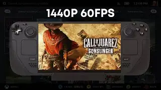 Call of Juarez Gunslinger - Steam Deck Docked - 1440p 60 FPS