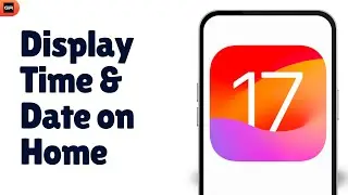 How to Display Date and Time on iPhone Home Screen | Customize Your Home Screen (2024)