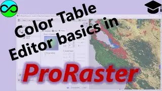 Color Table Editor basics in ProRaster