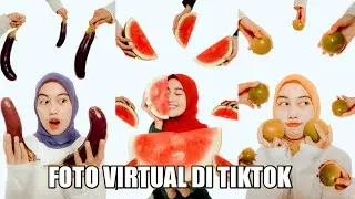 CARA EDIT FOTO VIRTUAL VIRAL DI TIKTOK | VIRTUAL PHOTOSHOOT Aisyah Rukmini
